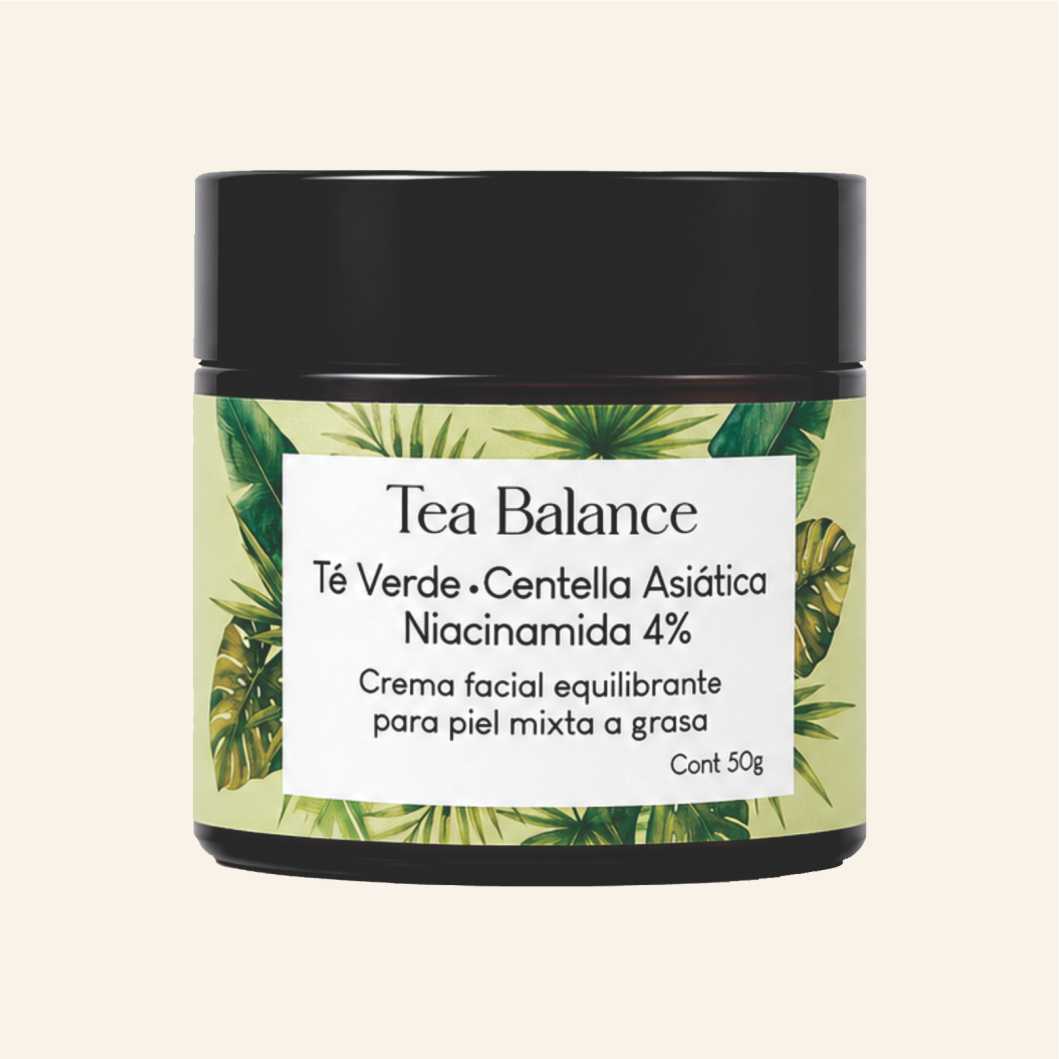 Crema facial para piel mixta- grasa TEA BALANCE